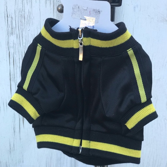 Playboy dog pet jacket sport coat black yellow - Picture 7 of 8